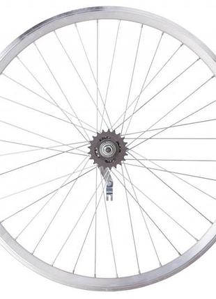 Колесо заднее 24" vlt 36h, sf-ct01 серебристый (whrvlt-al-24-003)