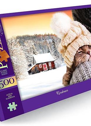 Пазлы danko toys "kindness", 500 элементов, 47,5x34 см.