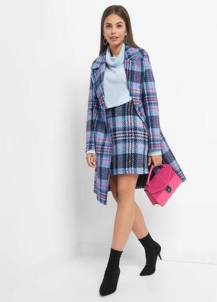Шерстяная юбка orsay в клетку! качество отменное!