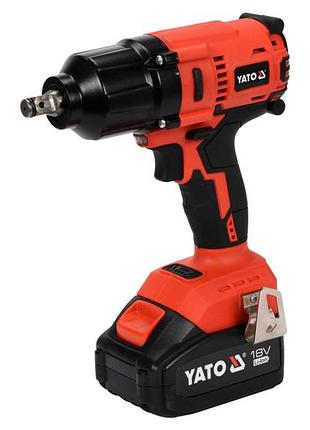 Гайковерт ударный акумуляторный безщеточный yato: квадрат-1/2", 700 нм, li-ion 18в, 3 агод +кейс (пр-во yato)
