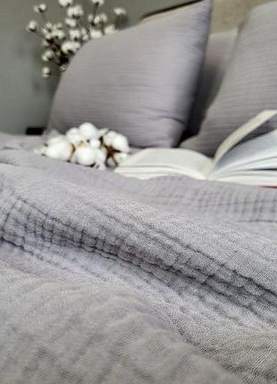 Smoke grey, muslin (евро)