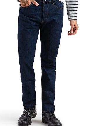 Джинсы levi's 501 original mid rise regular fit straight leg jeans