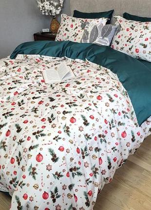 Сатин premium, decorations (семейный)