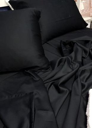 Сатин однотонный black, no055 (семейный)