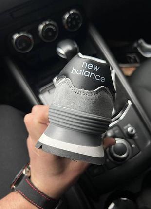 Кросівки жіночі new balance 574 gray & black