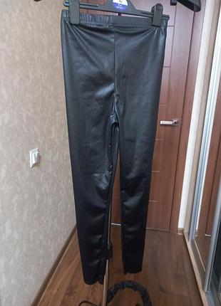 Лосины легинсы кожзам 2