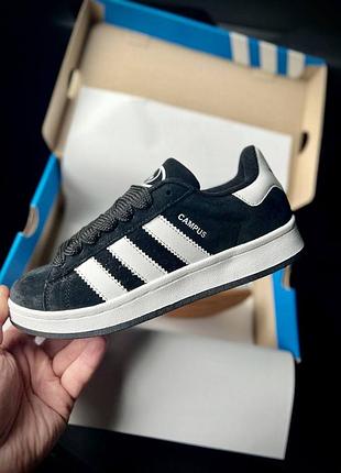 Кроссовки женские adidas campus black &amp; white
