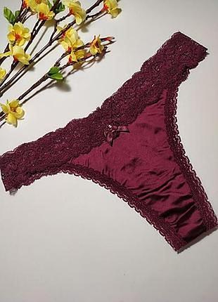 Гладкие трусики с кружевом, eur 38