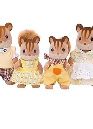 Sylvanian families calico critters семья красных белок red squirrel family