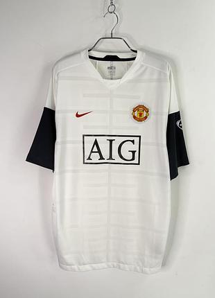 Nike fc manchester united short sleeve training pre match jersey xl size