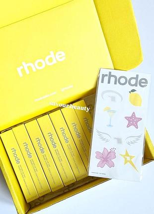 Rhode peptide lip tint lemontini - пептидный блеск для губ с ароматом лимонного коктейля