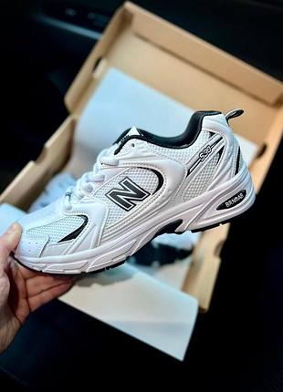 Кроссовки мужские new balance 530 white &amp; black
