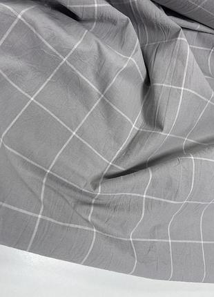 Gray plaid, washed cotton (сімейний)