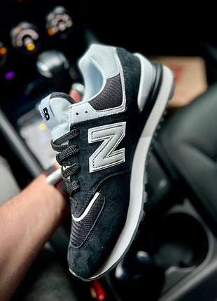 Кросівки чоловічі new balance 574 legacy black