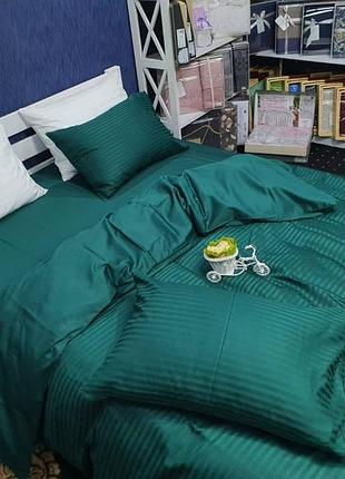 Deep emerald duo, turkish satin (двуспальный)