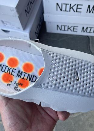 Дітячи та дорослі тапці nike mind 001 light grey 21,5cm-28cm