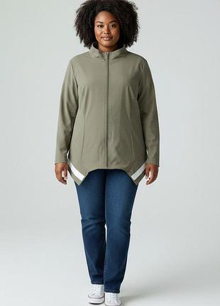 Жіноча куртка / вітровка naya хакі 5 (2xl–3xl)