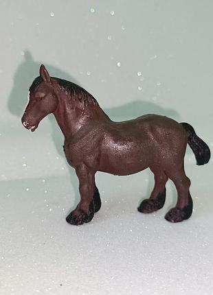 Винтажная фигурка лошади britains Салатлинd, тяговый конь, английская, 1970