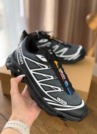 👟 кроссовки salomon s/lab xt-6 gore-tex black/наложка bs👟