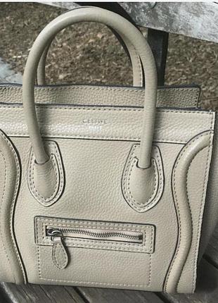 Сумка  celine luggage nano