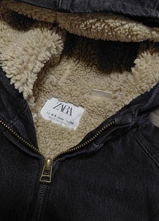 Куртка тепла джинсова zara