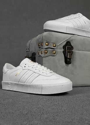 Adidas samba белые