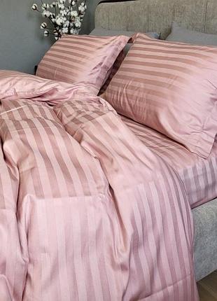 Stripe premium, powder pink 2/2см (двосп. на рез.)