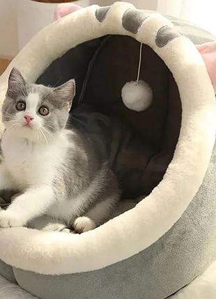 Лежанка для кота з вушками
