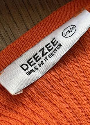 Помаранчева сукня deezee 3