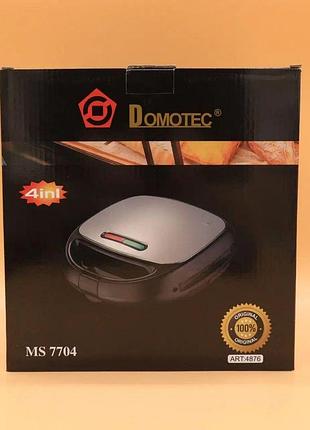 Электрическая сэндвичница 4в1 domotec ms-7704