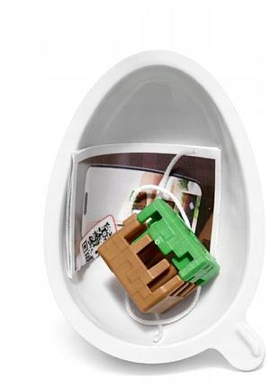 Игрушка kinder joy minecraft киндер джой майнкрафт - блок травы, блок земли