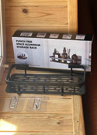 Органайзер в ванную инстаграмная полица на стену storage rack xl-915
