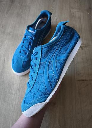 Шикарные женские кожаные кроссовки onitsuka  tiger, оригинал, р.39,5