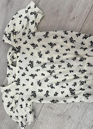Нова квіткова блуза zara для дівчинки (з біркою)