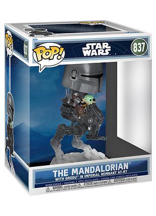 Ігрова фігурка funko pop! rides серії мандалорець і ґроґу - мандо з ґроґу на всюдиході