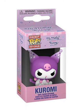 Ігрова фігурка на кліпсі funko pop! серії kuromi & my melody - куромі