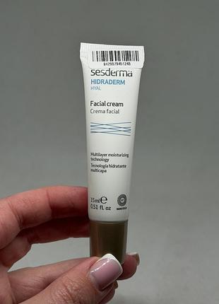Sesderma hidraderm hyal зволожуючий крем проти ознак старіння 15 мл