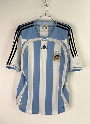 Adidas national team argentina 2005-2007 home football jersey m size