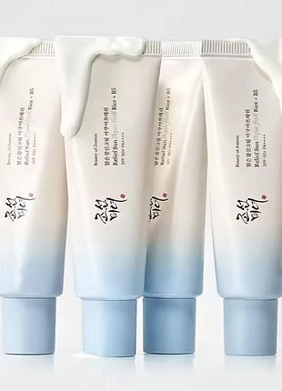 Сонцезахисний крем з рисовою водою beauty of joseon relief aqua-fresh: rice + b5 spf50+/pa++++, 50ml