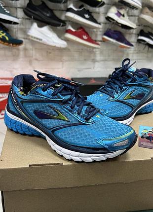Жіночі кросівки brooks ghost 7 для бігу тренувань залу оригінал сітка легкі спортивні сині бігові повсякденні бу 39 р
