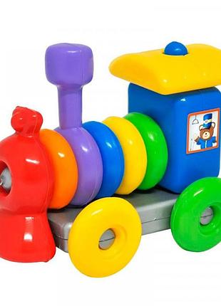 Развивающая игрушка tigres "funny train" 14 элементов 39757