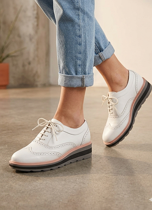 🧊 туфли оксфорди броги tu 39 25.5см