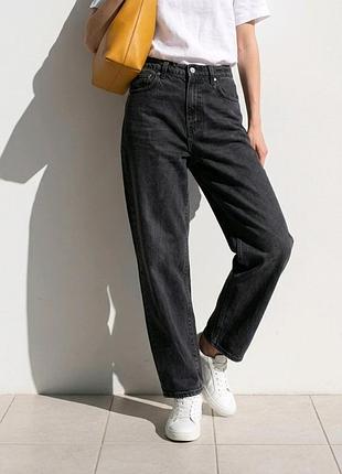 Джинсы женские баллоны / balloon leg / вареный графит / винтажный графит / levi’s premium