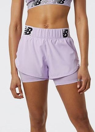 Жіночі спортивні шорти  2в1 new balance