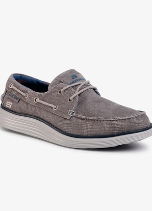 Туфли мужские skechers classic fit серые размер 45 / обувь / мокасины / кроссовки / кеды