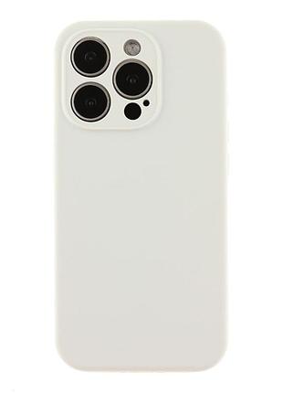 Чохол із захистом камери silicone case full apple iphone 16 pro max white (35902_3605748)