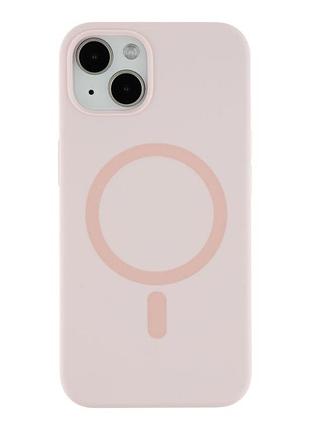 Чехол накладка glow silicone case with magsafe apple iphone 13 pink (36056_3606191)