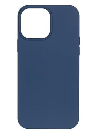 Чехол-бампер 2e basic liquid silicone для iphone 13 pro max, цвет: cobalt blue