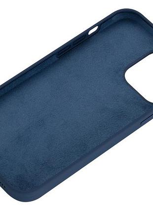 Чехол-бампер 2e basic liquid silicone для iphone 13 pro max, цвет: cobalt blue 2