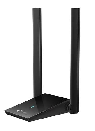 Wi-fi адаптер usb tp-link archer tx20u plus usb 3.0 wi-fi 6 1800 мбит/с 2.4/5 ггц black (archer tx20u plus)